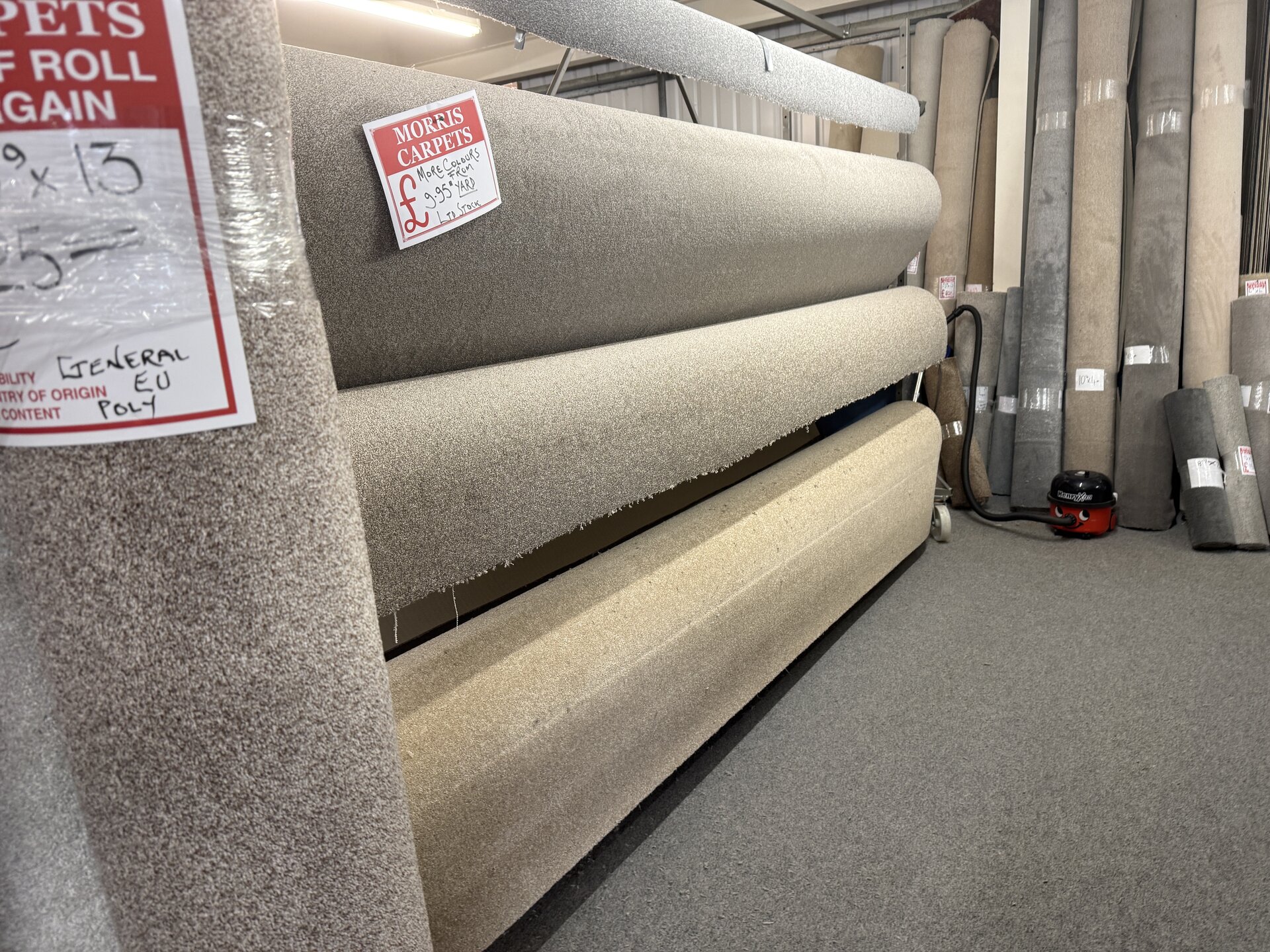 Luxury carpet in a living room