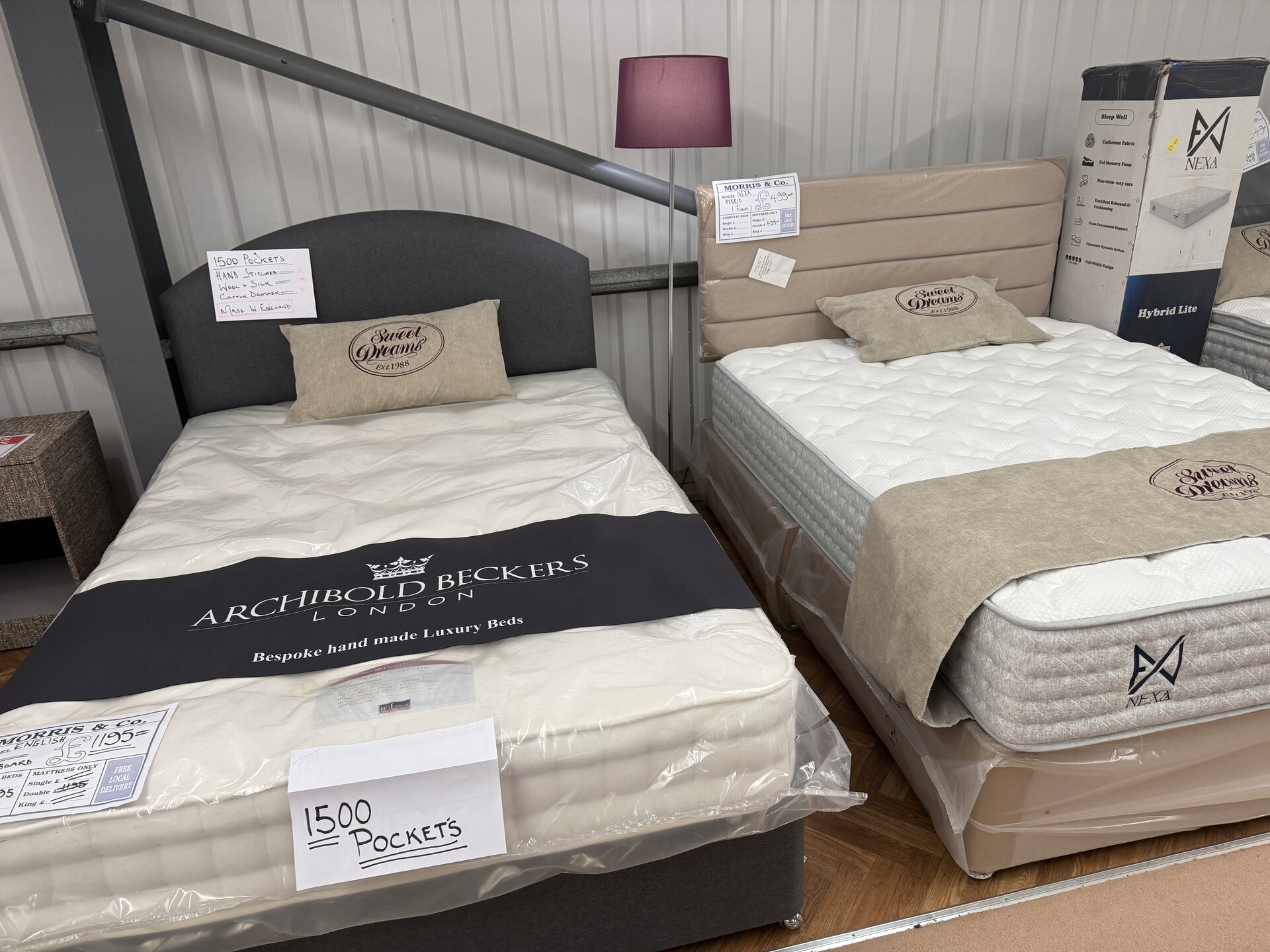 Beds and mattresses