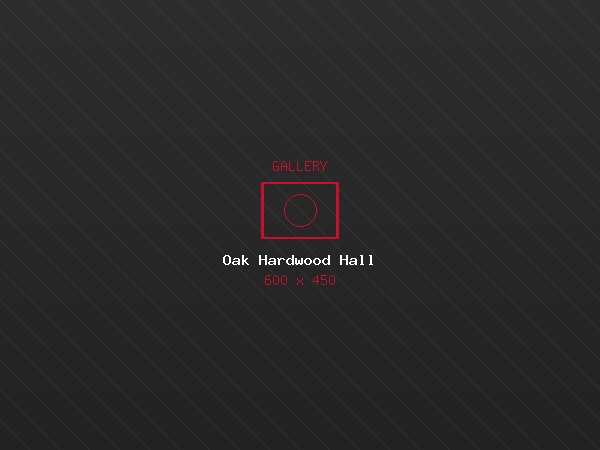 Oak hardwood hallway flooring