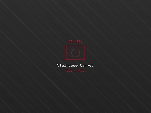 Staircase carpet fitting